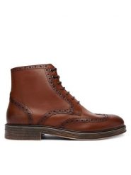 Geox Kozaki U Henreys U56LWB 00043 C6610 Brązowy. Brązowe buty zimowe męskie Geox, ze skóry, bez zapięcia. Za 509.99 zł.
