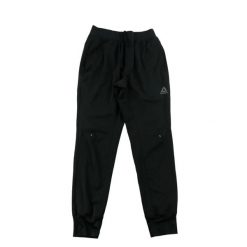 Spodnie dresowe damskie Reebok z kieszenią na zamek. Czarne spodnie sportowe damskie Reebok, l, z dresówki, na fitness i siłownię. Za 85.16 zł.