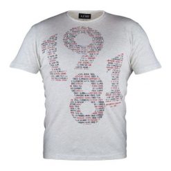 T-Shirt Armani Jeans. Szare t-shirty męskie Armani Jeans, m, bez wzorów, z jeansu, bez kołnierzyka. Za 69.00 zł.