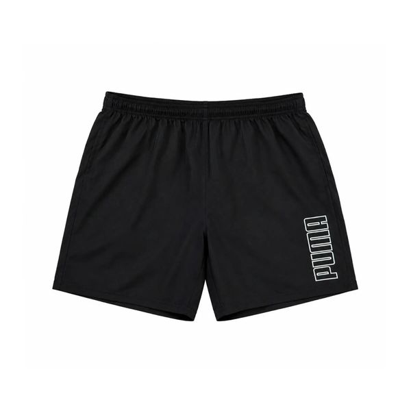 Kąpielówki męskie Puma SWIM MID czarne 94777801 r M. Czarne kąpielówki męskie Puma, l, bez wzorów, z tkaniny, do pływania. Za 149.80 zł.