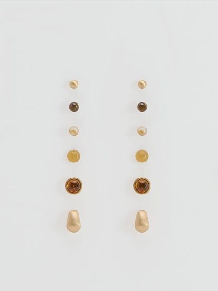 Kolczyki z muszlą - wielobarwny. Kolczyki damskie Reserved. Za 49.99 zł.