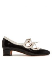 Balagan Półbuty Greta Czarny. Czarne półbuty damskie BALAGAN, bez wzorów, ze skóry, bez obcasa, na obcasie. Za 599.99 zł.