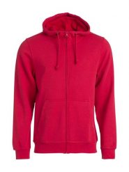 Clique Basic Hoody Full Zip - Bluza z kapturem na zamek – red. Czerwone bluzy z kapturem męskie CLIQUE, m, z bawełny. Za 182.53 zł.