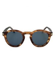 Carrera Okulary przeciwsłoneczne unisex w kolorze jasnobrązowo-granatowym rozmiar: 48. Brązowe okulary przeciwsłoneczne damskie Carrera. Za 223.46 zł.