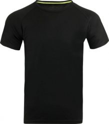 T-shirt sportowy Jumper męski czarny. Czarne t-shirty męskie Givova, na lato, m, bez wzorów, z materiału, bez kołnierzyka. Za 40.09 zł.