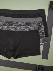 Bokserki 3 pack - wielobarwny. Bokserki męskie Sinsay, bez wzorów. Za 35.99 zł.