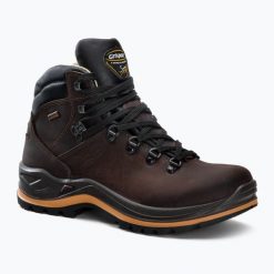 Buty trekkingowe męskie Grisport 13701D28T. Brązowe buty trekkingowe męskie Grisport, z materiału, bez zapięcia, trekkingowe. Za 539.99 zł.