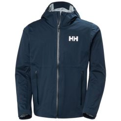 Kurtka wodoodporna Helly Hansen Momentum 3L. Niebieskie kurtki męskie Helly Hansen, l, bez wzorów, bez kaptura. Za 1,031.50 zł.