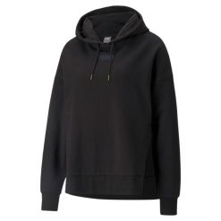 Bluza treningowa damska Puma HER Hoodie TR. Czarne bluzy bez kaptura damskie Puma, xs. Za 193.00 zł.