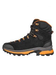 LOWA Skórzane botki trekkingowe "Corvara GTX" w kolorze czarnym rozmiar: 41,5. Czarne buty zimowe męskie Lowa, z gore-texu, bez zapięcia. Za 739.99 zł.