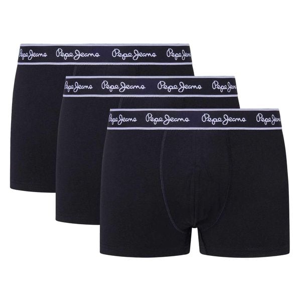 Bokserki Pepe Jeans (x3). Czarne bokserki męskie Pepe Jeans, bez wzorów, z jeansu. Za 161.50 zł.