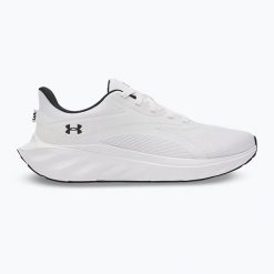 Buty do biegania męskie Under Armour Ascend white/black/distant gray. Białe obuwie do biegania damskie Under Armour. Za 299.99 zł.
