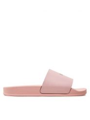 Off-White Klapki OWIC002F22MAT0013000 Różowy. Czerwone klapki damskie OFF-WHITE, bez wzorów, z tworzywa sztucznego, bez obcasa. Za 529.99 zł.