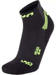 Skarpety sportowe męski Man Run Veloce Socks - czarny. Czarne skarpetki męskie UYN, bez wzorów, z materiału. Za 74.99 zł.