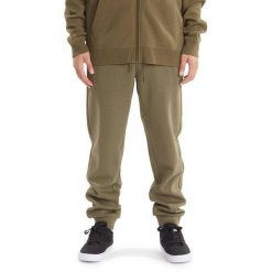 Spodnie DC Shoes Riot, Mężczyźni. Zielone spodnie materiałowe męskie DC Shoes, bez wzorów, z bawełny, sportowe. Za 290.00 zł.