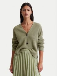 Marc O'Polo Kardigan 506 6059 61069 Zielony Relaxed Fit. Zielone kardigany damskie Marc O´Polo, m, bez wzorów, z bawełny. Za 519.99 zł.