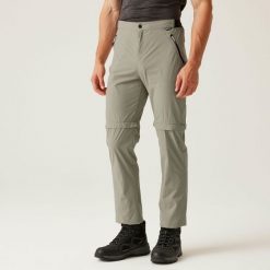 Spodnie turystyczne męskie Travel Light. Brązowe spodnie wizytowe męskie Regatta. Za 189.99 zł.