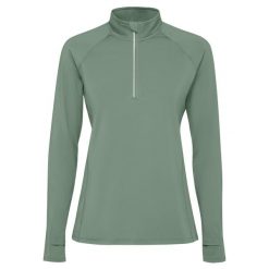 Bluza Z Długim Rękawem Dla Pań I Panów Estambul Quarter Zip. Zielone bluzy bez kaptura damskie ROLY. Za 86.99 zł.