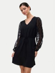 Vero Moda Sukienka koktajlowa Alva 10337473 Czarny Regular Fit. Czarne sukienki damskie Vero Moda, l, bez wzorów, z syntetyku, wizytowe, bez kołnierzyka, bez ramiączek. Za 149.99 zł.
