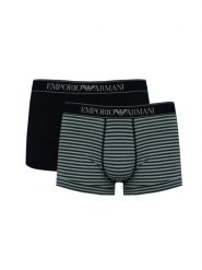 Emporio Armani Bokserki "2 Pack" | 1112103F542 | Mężczyzna | Granatowy. Niebieskie bokserki męskie Emporio Armani, bez wzorów, z bawełny. W wyprzedaży za 139.00 zł.