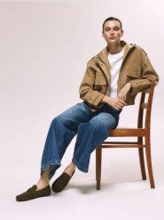 Skórzane mokasyny - zielony. Zielone mokasyny damskie Reserved, ze skóry. Za 219.99 zł.