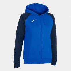 Bluza sportowa damska Joma Academy IV. Niebieskie bluzy bez kaptura damskie Joma, xl, bez wzorów, bez ramiączek, bez kaptura. Za 277.00 zł.