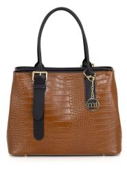 Mia Tomazzi Skórzana torebka "Berengario" w kolorze jasnobrązowym - 31 x 24 x 11 cm rozmiar: onesize. Brązowe torebki klasyczne damskie Mia Tomazzi, bez wzorów, z materiału, bez dodatków. Za 304.99 zł.