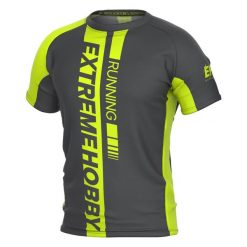 Koszulka biegowa męska z krótkim rękawem EXTREME HOBBY DRAFT. Czerwone bielizna termoaktywna męska EXTREME HOBBY, m, bez wzorów, z elastanu. Za 149.00 zł.