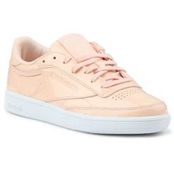 Buty Reebok Club C 85 Patent W BS9778 różowe. Czerwone buty sportowe na co dzień damskie bez wzorów, z materiału, Reebok Club. Za 544.84 zł.