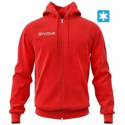Givova Unisex Czerwony 2XL Bluza Sportowa - Komfort i Styl. Czerwone bluzy sportowe damskie Givova, xl, bez wzorów, z bawełny, bez ramiączek, bez kaptura. Za 201.00 zł.