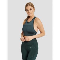 Biustonosz damski Hummel hmlnorma sports. Zielone biustonosze sportowe damskie HUMMEL, bez wzorów. Za 170.00 zł.