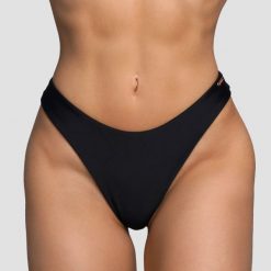 Dół od bikini damski pływanie szybkoschnący czarny CURACAO. Czarne bikini damskie GYMBEAM, bez wzorów. Za 75.90 zł.