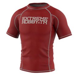Koszulka Męska na siłownię rashguard MMA EXTREME HOBBY TRACE. Czerwone bielizna termoaktywna męska EXTREME HOBBY, m, bez wzorów, z bawełny. Za 199.00 zł.