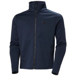 Polarowa bluza Helly Hansen. Niebieskie bluzy bez kaptura męskie Helly Hansen, m, z materiału. Za 576.60 zł.