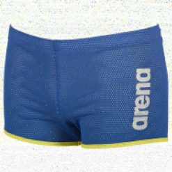 Spodenki Oporowe Arena Square Cut Drag Suit. Niebieskie kąpielówki męskie Arena, xl, bez wzorów, z poliesteru, na fitness i siłownię. Za 82.59 zł.