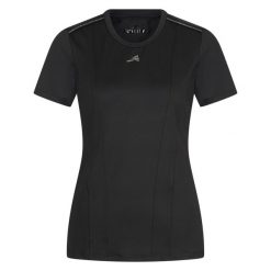 Damska koszulka do jazdy konnej Euro-Star Ella. Czarne bluzki damskie EURO-STAR, bez wzorów, retro, bez kołnierzyka, bez ramiączek. Za 312.00 zł.