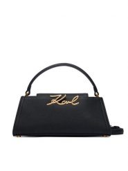 KARL LAGERFELD Torebka B4W30207 Czarny. Czarne torebki klasyczne damskie Karl Lagerfeld, bez wzorów, ze skóry, bez dodatków. Za 1,099.00 zł.