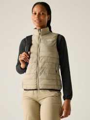 Regatta Kamizelka pikowana "Hillpack II" w kolorze beżowym rozmiar: 38. Brązowe kamizelki damskie Regatta, z materiału. Za 122.96 zł.