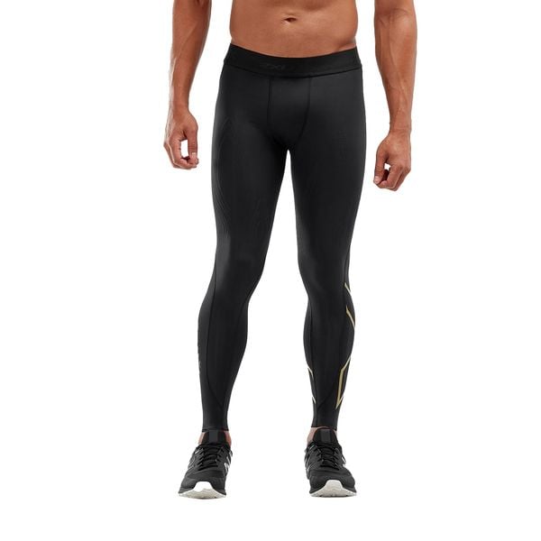 Legginsy treningowe męskie 2XU Force Compression. Czarne bielizna termoaktywna męska 2XU, m, bez wzorów. Za 663.50 zł.