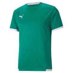 Koszulka męska Puma teamLIGA Jersey. Białe t-shirty sportowe męskie Puma, m, z jersey, bez ramiączek, do piłki nożnej. Za 89.00 zł.
