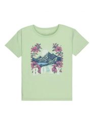 Roxy T-Shirt Lily Vintage ERGZT04140 Zielony Regular Fit. Zielone koszulki dziewczęce Roxy, bez wzorów, z bawełny, bez ramiączek. Za 79.99 zł.