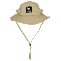 Czapka - UPF50 / wodoodporna - rozmiary S/M i L/XL (piaskowa). Brązowe czapki zimowe damskie SURF MONKEY, z tkaniny. Za 179.95 zł.