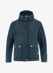 Kurtka softshell damska Fjallraven Vardag Vindby Jacket. Niebieskie kurtki damskie Fjällräven, m, bez wzorów, z bawełny, z kapturem. Za 978.99 zł.