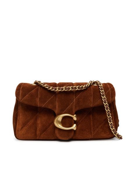 Coach Torebka Tabby CCK48 Brązowy. Brązowe torebki wieczorowe Coach, bez wzorów, ze skóry, wizytowe, bez kołnierzyka, bez ramiączek. Za 1,589.00 zł.