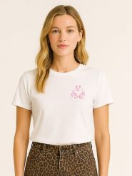 WOOOP Koszulka w kolorze białym rozmiar: XXL. Białe bluzki damskie Wooop, xxl, bez wzorów, bez kołnierzyka. Za 56.99 zł.