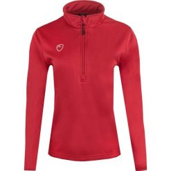 Damska Bluza z Kapturem 1/4 Zip Scarlet Red - Idealne Dopasowanie 2XS. Czerwone bluzy z kapturem damskie POWERLAYER, xs, z polaru. Za 154.99 zł.