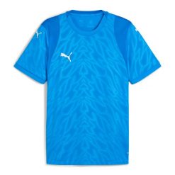 Koszulka piłkarska męska Puma TEAMCUP JERSEY. Białe t-shirty sportowe męskie Puma, l, z jersey, bez ramiączek, na fitness i siłownię. Za 165.75 zł.
