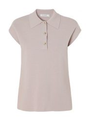TATUUM Koszulka polo w kolorze szarym rozmiar: XL. Szare bluzki damskie Tatuum, xl, bez wzorów, bez kołnierzyka, bez ramiączek. Za 118.28 zł.