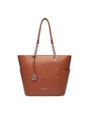 Nine West Torebka CEO-NEBRASKA-LDA8208 Brązowy. Brązowe torebki klasyczne damskie Nine West, bez wzorów, z materiału, bez dodatków. Za 249.99 zł.