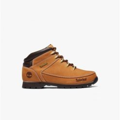 Buty trekkingowe Timberland Euro Sprint. Brązowe buty trekkingowe męskie Timberland, z tkaniny, bez zapięcia, do biegania. Za 598.90 zł.